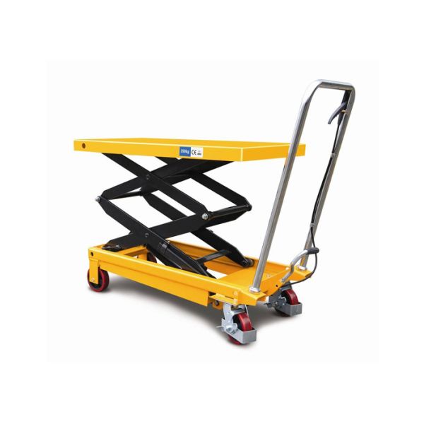 Стальная таблица гидравлического подъема ножного насоса, прочный передвижной двойник Ссиссор подъем