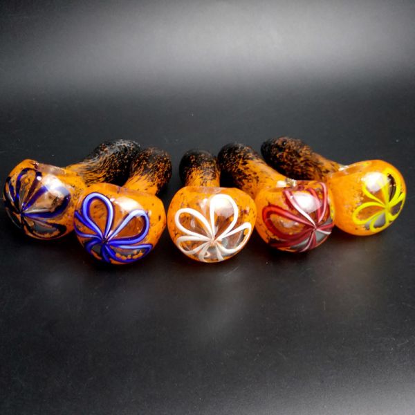 Customized Length Glass Hand Pipe For Grass Weed 4mm Thickness Straight Type