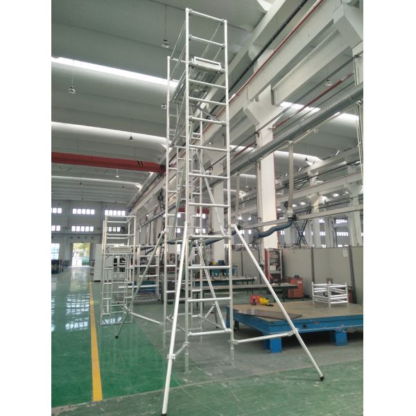 Алюминиевые 10m удваивают башню ремонтины высоты консольную