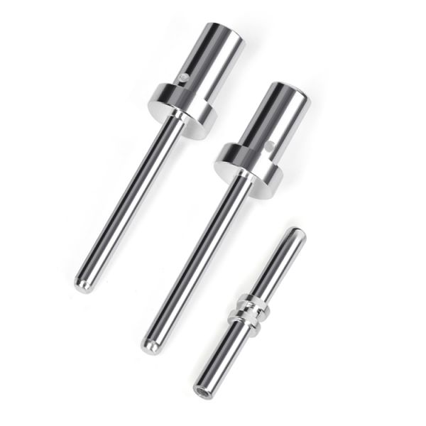Custom High Precision 0.005 Silver Plated Brass Electrical Pin CNC Turning Conductive Terminal OEM Parts