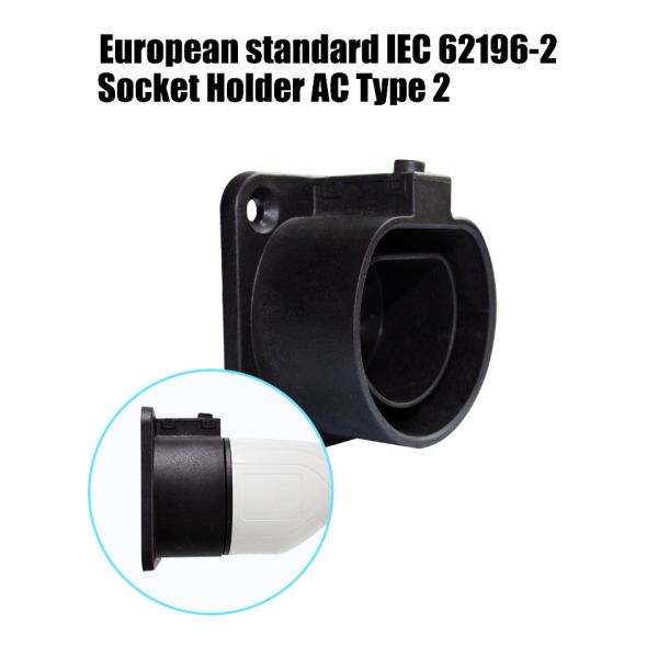 IP 65 Noir prise KIWI extérieure de type 1 chargeur de voiture pour véhicule électrique CE