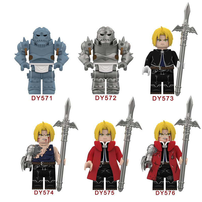 Fullmetal Alchemist Edward Elric Building Blocks Minifigures