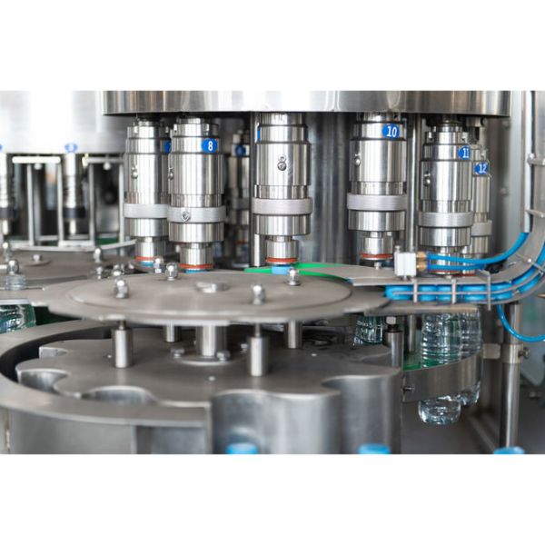 Rotary Plastic Bottled Filling Machine Photoelectric Detection For Drinking Water