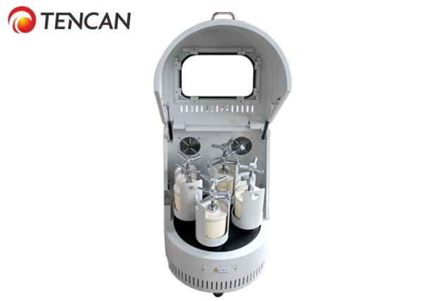 4 Mill Jars Vertical Laboratory Ball Mill Semi - Circle Round Shape Micron Powder Milling Use