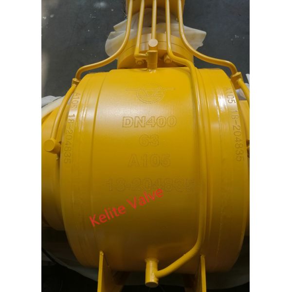 One Piece Fully Welded Ball Valve / Full Bore Ball Valve Abrasion Resistance