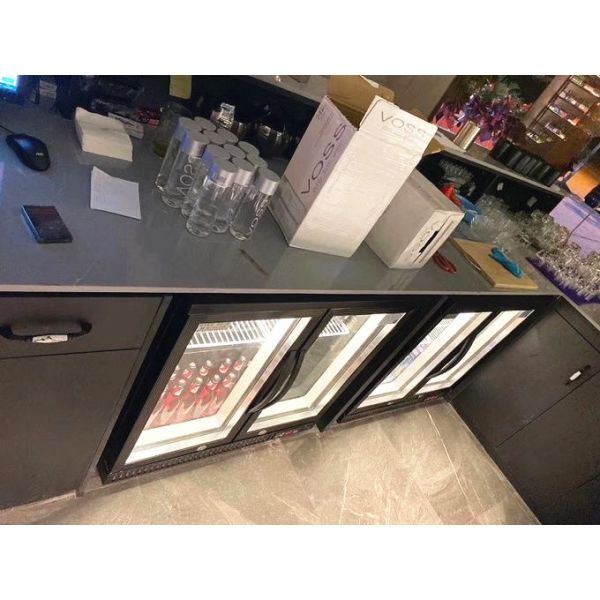 Back Mount Type Commercial Bar Refrigerator 600*550*900mm Digital Control