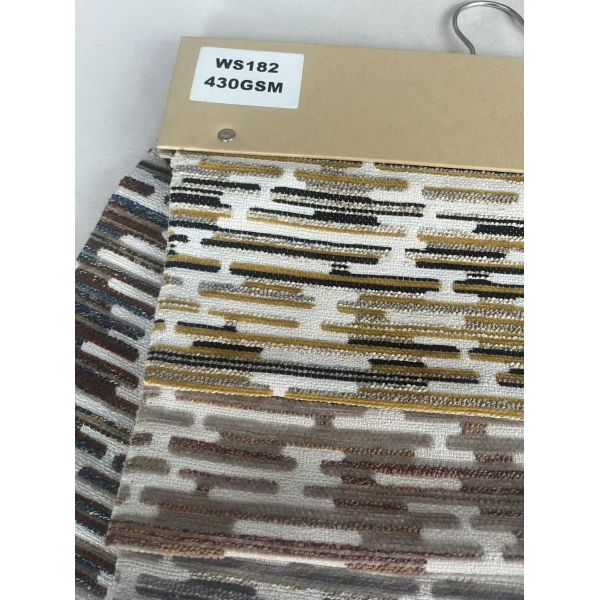 Colorful Woven Chenille Fabric For Sofa Heavy Weight Chenille Home Textile Fabric For Home Decoration