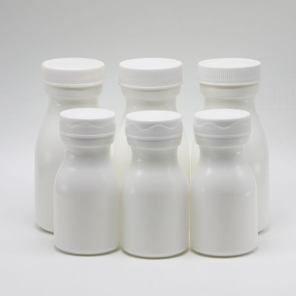 120mL Bowling Shape HDPE Plastic Bottle for Pill Storage Medicine Solid Tablet Capsule