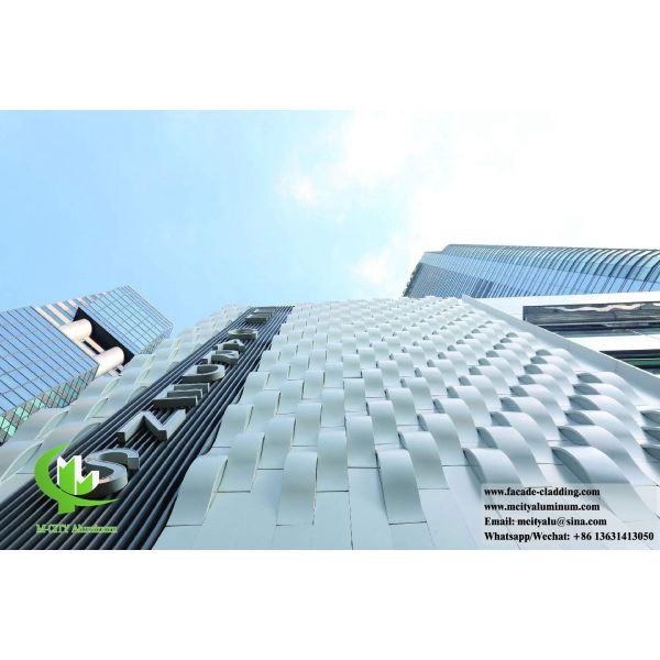 3003 3 мм металлическая алюминиевая панель фторуглеродная твердая панель алюминиевая шторная стена для облицовки фасадов