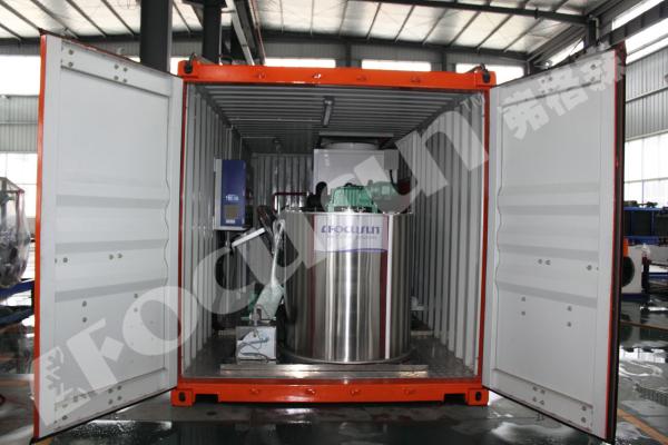 2024 Popular FOCUSUN 10T Flake Ice Maker Stainless Steel with Motor Core Components