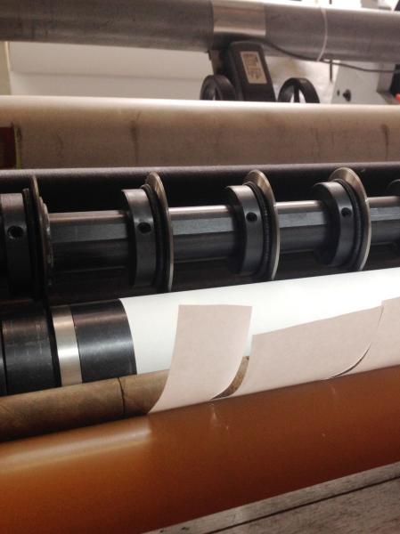 Le bois pâte le papier thermosensible de représentation propre pointue Rolls enorme pour le film d'ultrason
