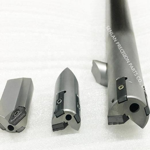 Trabalho feito com ferramentas da perfuração de arma da inserção/broca de arma Indexable peças da máquina-ferramenta