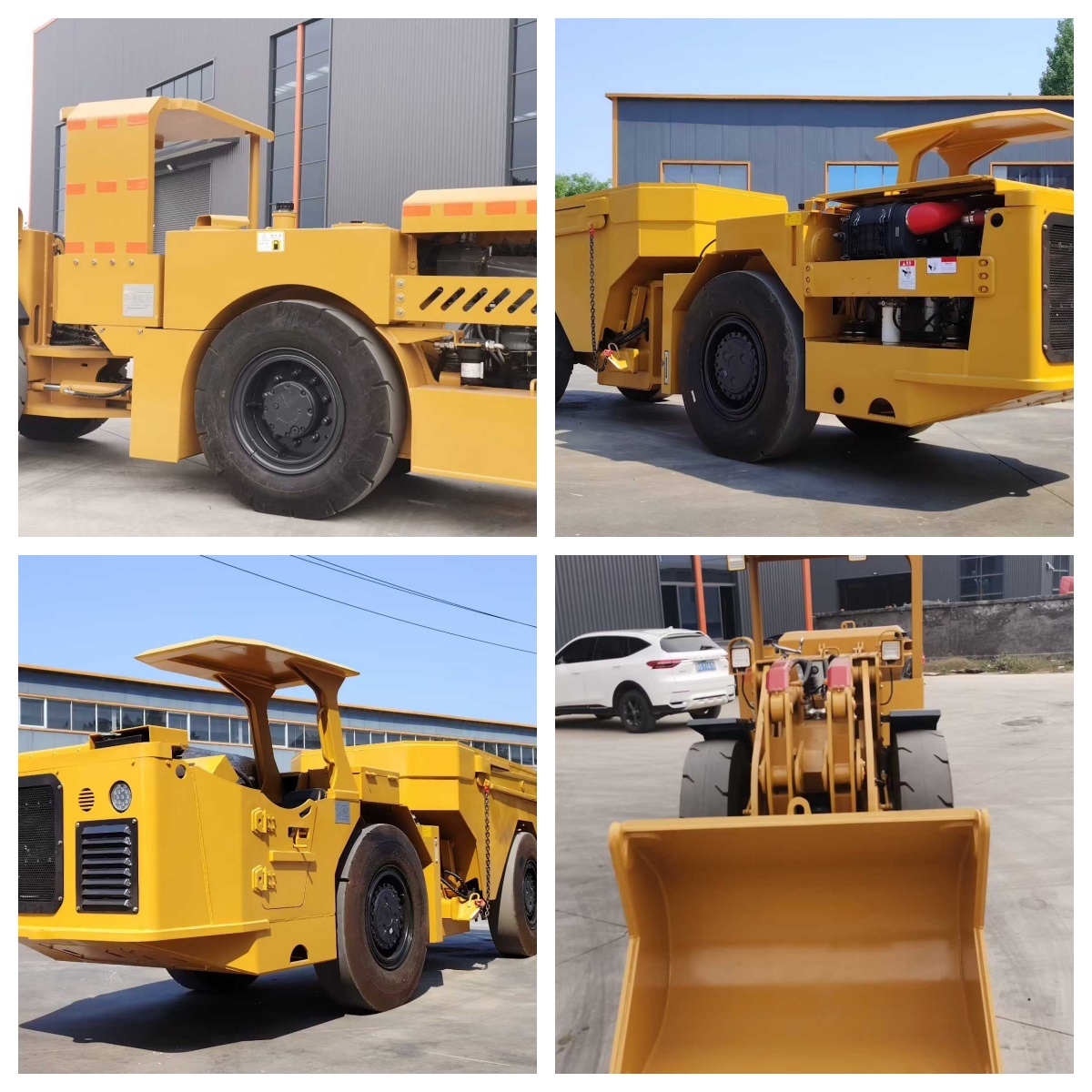 Used Underground Mining Articulated Dump Truck 25T Payload 6×6 Drive Body ROPS Canopy 15.5CBM