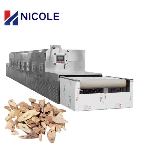 Tipo industrial inoxidável micro-ondas Herb Leaves Dryer Machine da correia transportadora da venda quente