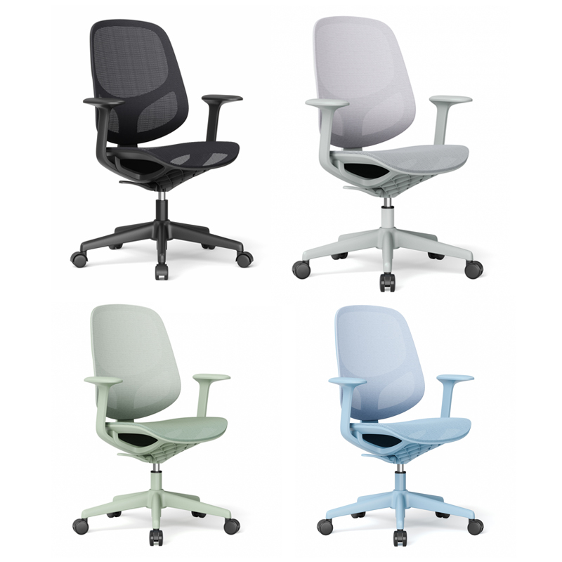 Breathable Mesh Office Chair with Adjustable Seat Height and 360 Degree Swivel for Ergonomic Comfort