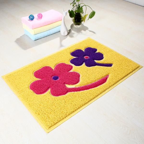 Unique Flat Door Mat , PVC Coir Mat Thickness10-15mm Seamless Splicing