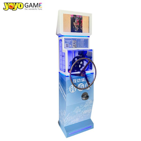 Souvenir Coin Penny Press Vending Machine With AD Advertisement Screen For Tourism