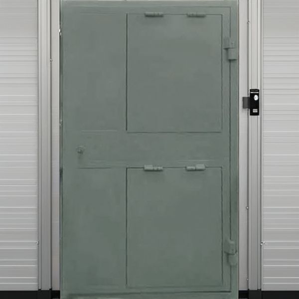 Heavy Duty Explosion Proof Safe Door Sealed Anti Theft Exterior Steel Security Door