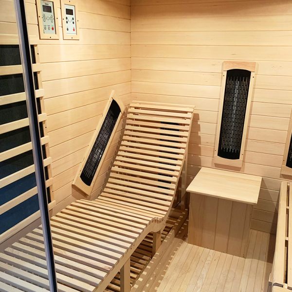 Canadian Wooden Carbon Physiotherm Infrared Sauna 4 Person