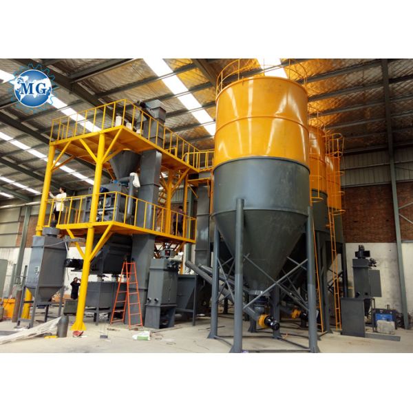 12T / Chaîne de production adhésive de tuile de H avec le mortier de réparation de système de contrôle de PLC