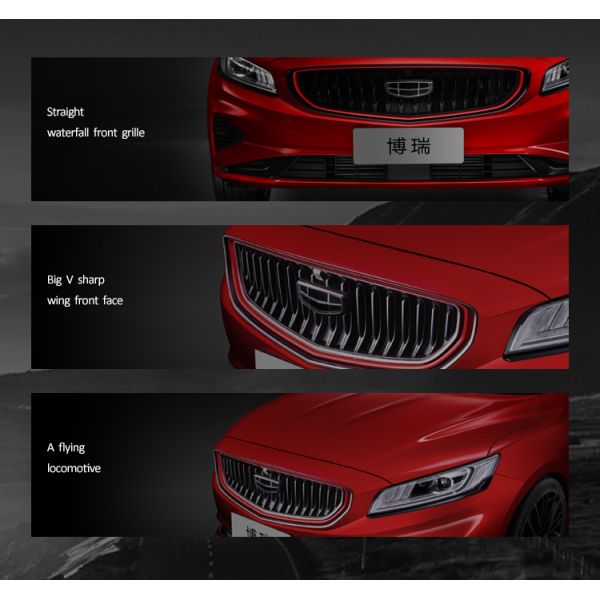 Geely BORUI Low Emission Petrol Cars 215km/H Left Hand Drive