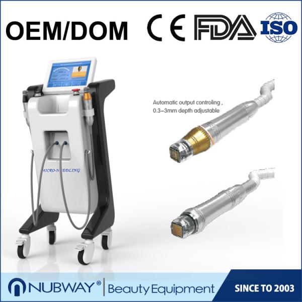 2019 latest tech best result RF microneedle invasive handles with three needles for salon