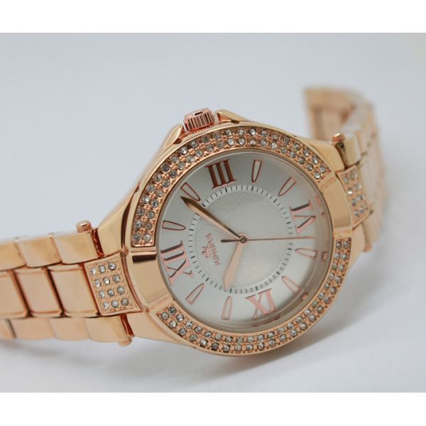 Women High End Quartz Watches Watterproof With Alloy Bracelet