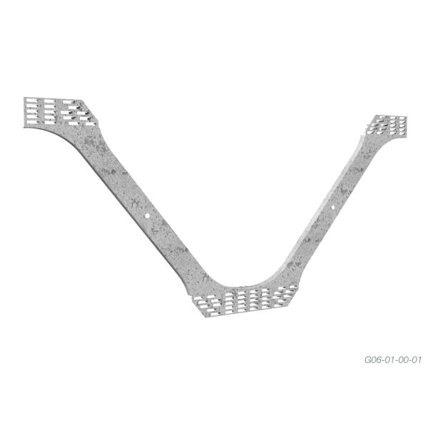 Наружные оцинкованные стальные конструкции Пози плоскости Инженерные плоскости Металлические сетчатые плоскости