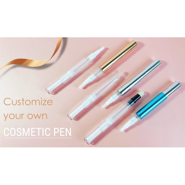 Empty Metal Multi-function Nail Cuticle Oil Cosmetic Twisting Pen 2ml