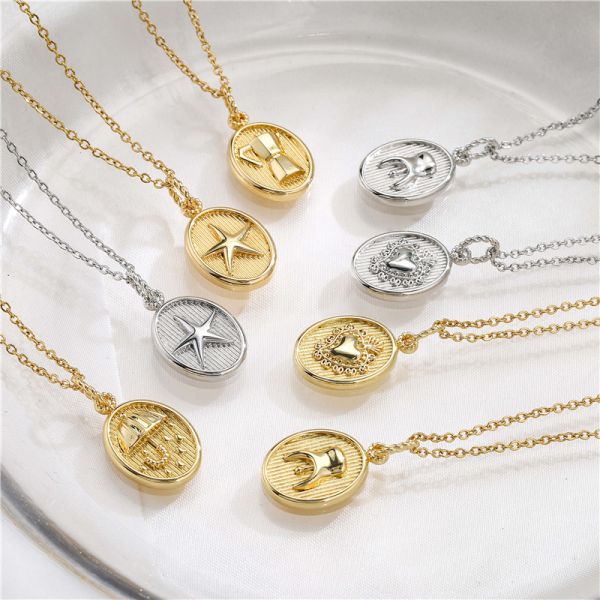 Ожерелье Кристл картины стерлинговые 925 ODM серебряное привесное изготовленное на заказ