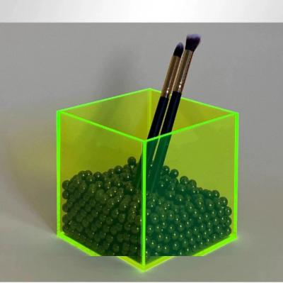 PMMA Brush Box Acrylic Pen Box For Home Decor And Commercial Promotion
