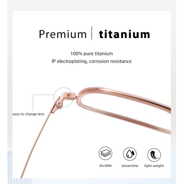 Стекла коробки стекел титана ацетата оптически объектива ориентированные на заказчика обрамляют всеобщее