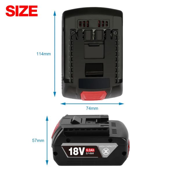 ODM OEM Power Tool Battery Packs 3.0Ah 18V BAT609 BAT618 Power Tool Batteries