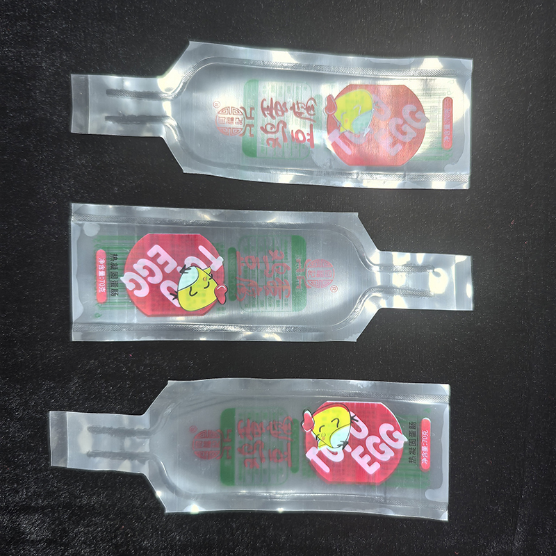 Stable PE Egg Tofu Tube Bag 165g 215g Custom Printed Heat Seal