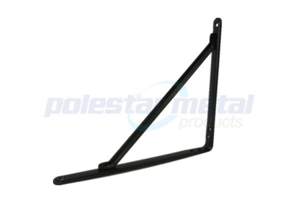 suportes de prateleira de aço resistentes do rolo da altura de 300mm com pintura preta