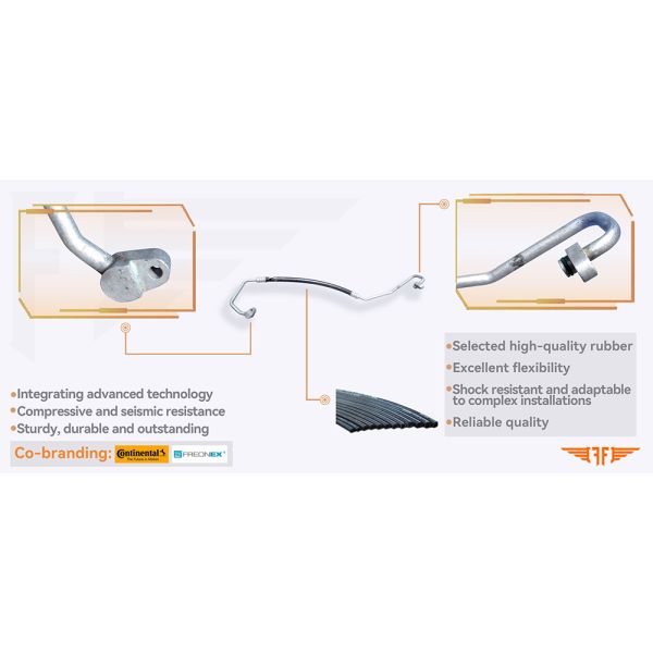 88703-02770 Car Aircon Hoses 13-15 Toyota Corolla 1.6L Car AC Discharge Line