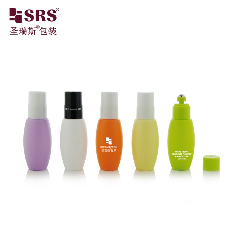 KG1-45ML Empty Custom Color Plastic Roller Ball Bottle With Switch For Anti-Itch