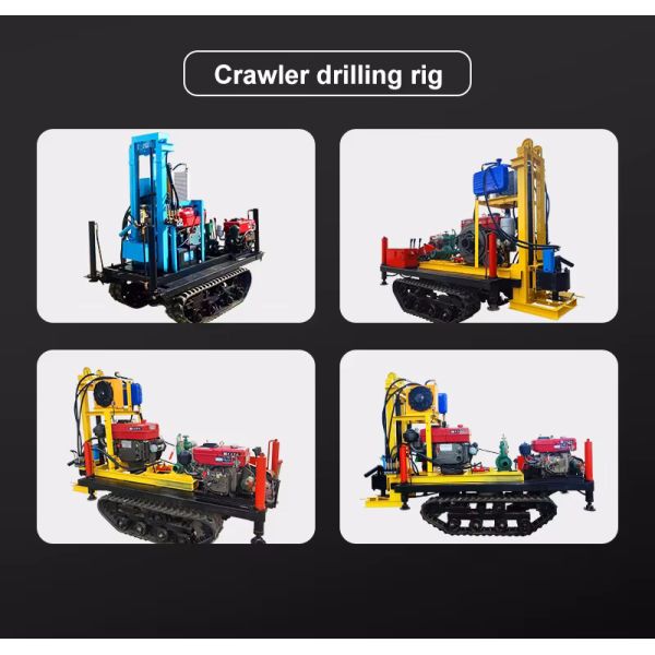 Small Diesel Water Well Drilling Rig Hydraulic 100m 150m 200m Water Well Drilling Machine