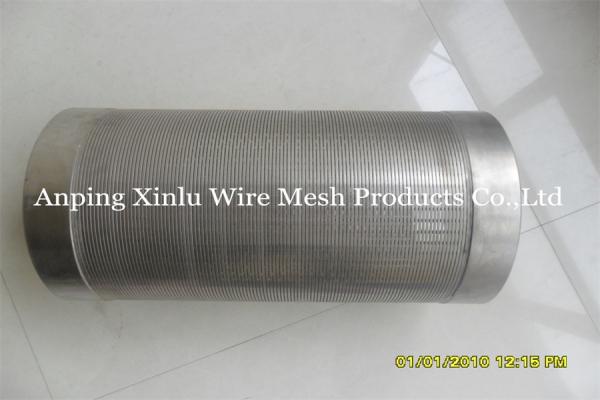 8 5 / 8  Water Well Continuous Slot Screen V Wedge Shaped Metal Material