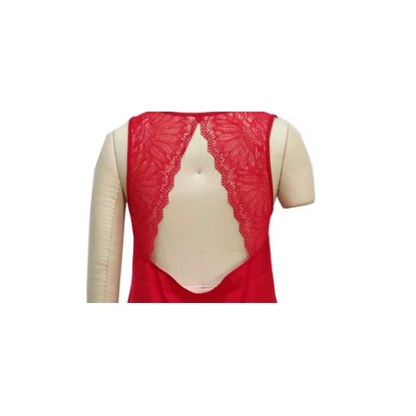 Popular Ladies Summer Tank Tops , Holiday Style Lace Back Flounce Tank Top