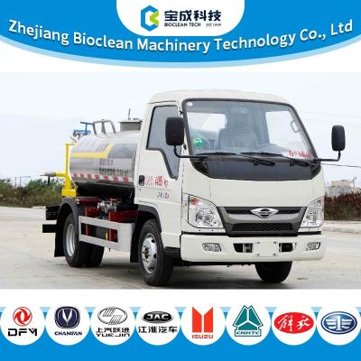 4.5tons 2.5m3 Water Spraying Truck With Q23-95C60 Engine High Performance