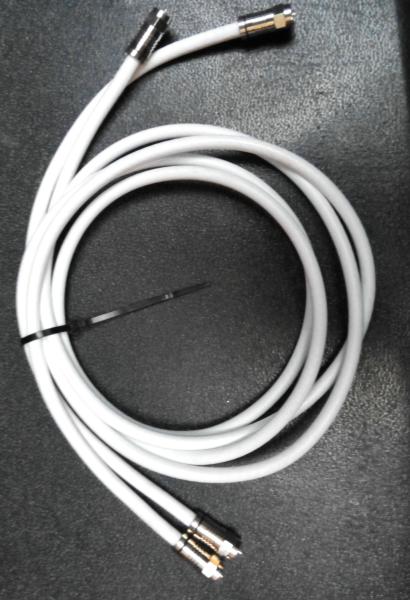 Flooding Compound RG6 Coaxial Cable Indoor PVC Jacket F Connector ROSH Compliant