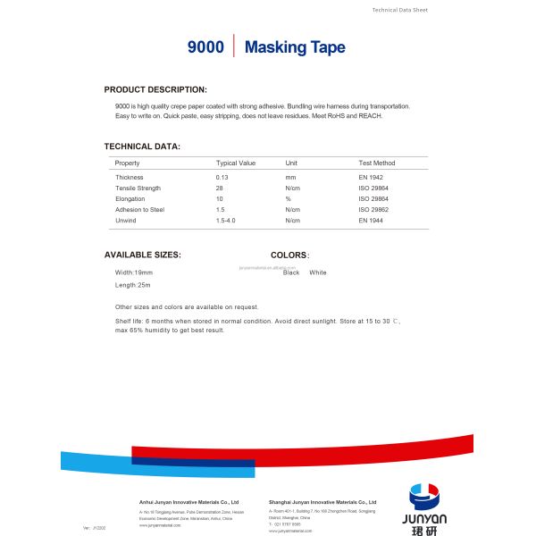 Free Sample ROHS REACH Compliant Crepe Paper Tape for Easy Strip Electrical Insulation and Industrial Use