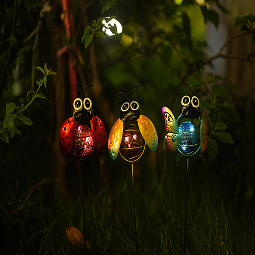 Освещать орнамента сада насекомого штепсельную вилку солнечного водоустойчивую в украшении