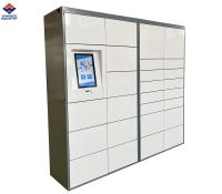 24 heures Smart Fast Food Delivery Locker Supermarché Réfrigéré Parcel Locker avec télécommande et QR Code Scanner