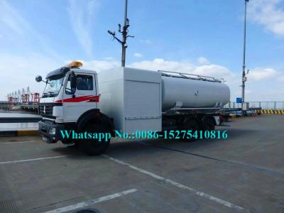 Caminhão de combustível norte 6x6 do avião do veículo do objetivo especial do Benz de Beiben toda a movimentação da roda