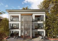 Os prédios de apartamentos móveis da casa pré-fabricada iluminam jogos da casa de armação de aço