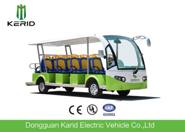 72V Low Speed Electric Sightseeing Car 14 Passengers Electric Personal Transport Vehicle