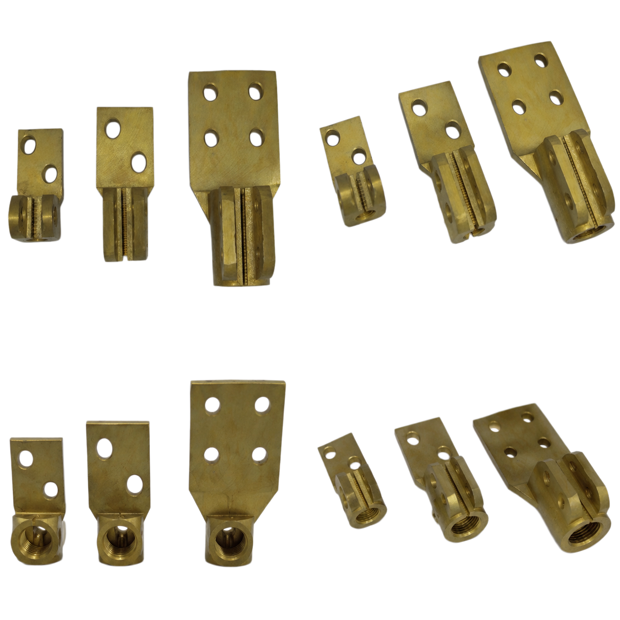 Custom Brass Transformer Threaded Cable Lug with High Conductivity Brass