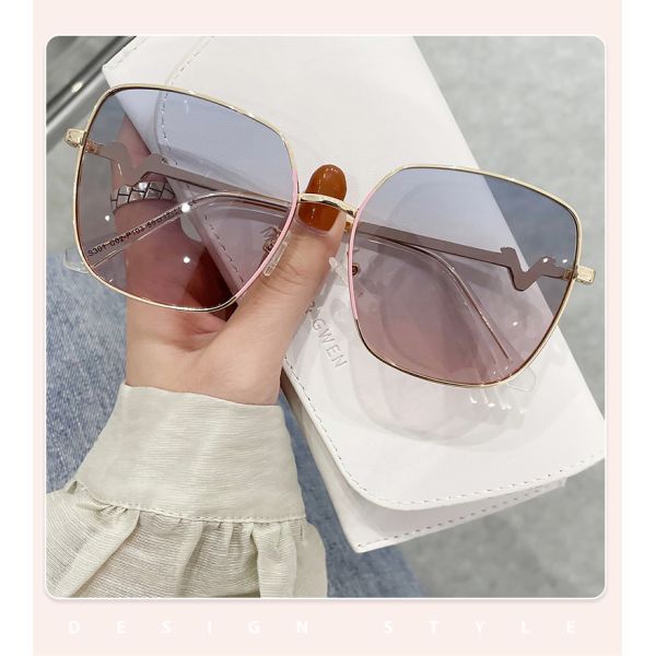 Большими царапина 400UV рамки металла поляризовыванная солнечными очками устойчивая для женщин